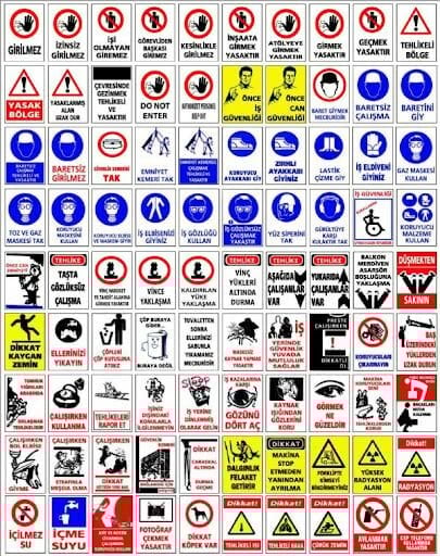 Uyarı İkaz Levhaları